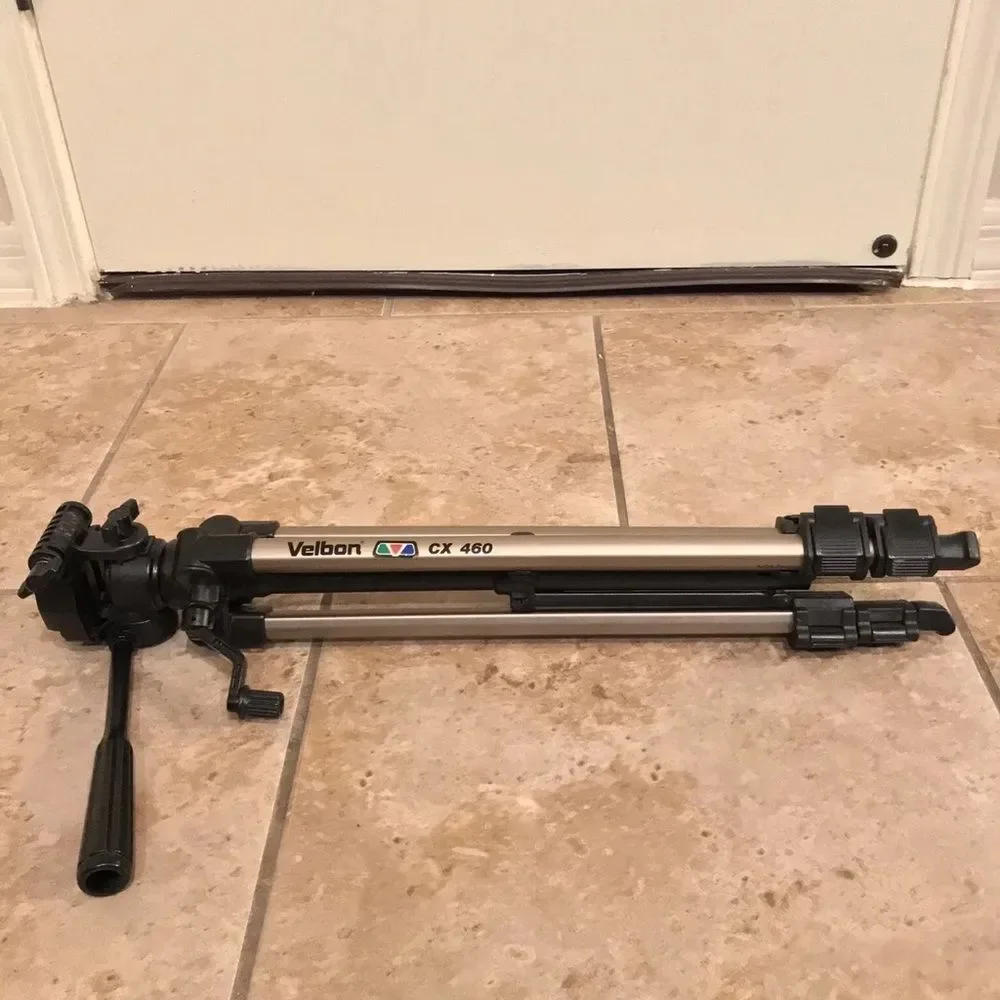 Velbon CX Stratos 460 Camera Tripod Quick Release Platform 3 Section Legs Pro